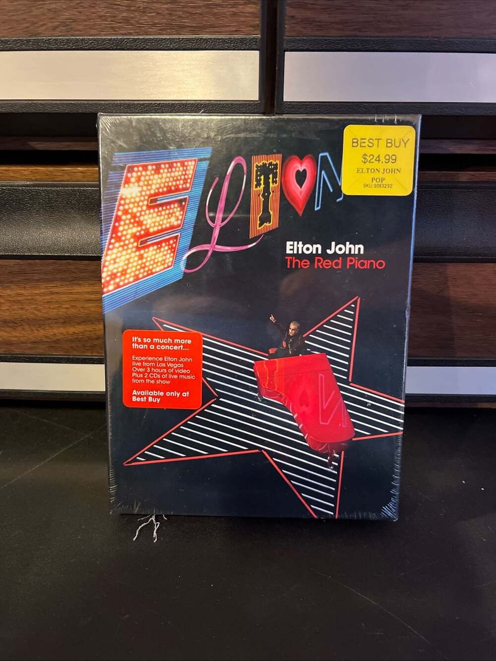 Elton John The Red Piano Best Buy Exclusive DVD and 2 CD Box Set